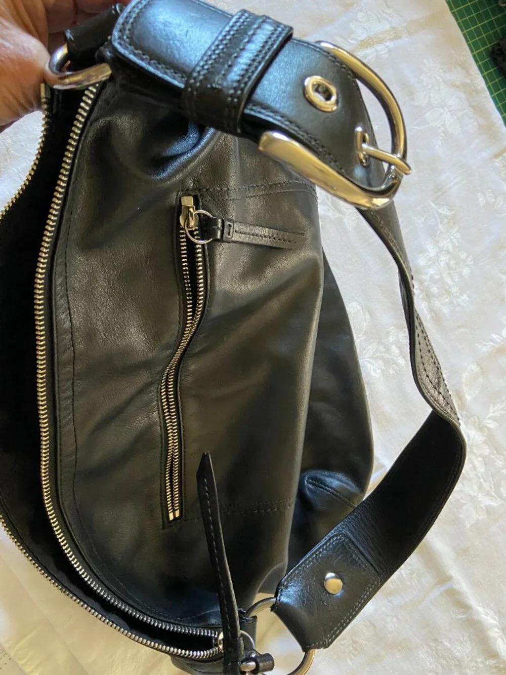Coach Vintage Hobo Purse with Buckle Strap